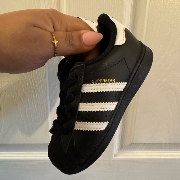 Adidas Black and White Sneakers - Picture 2 of 6